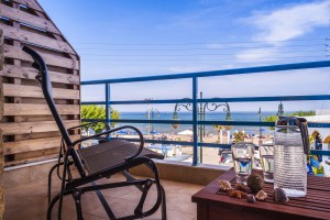 Sea view suite balcony